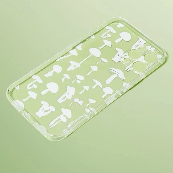 🧚♂️ Apple iPhone XS Max Clear Fairycore With Mushroom Pattern Phone Case - NWT - Picture 4 of 6